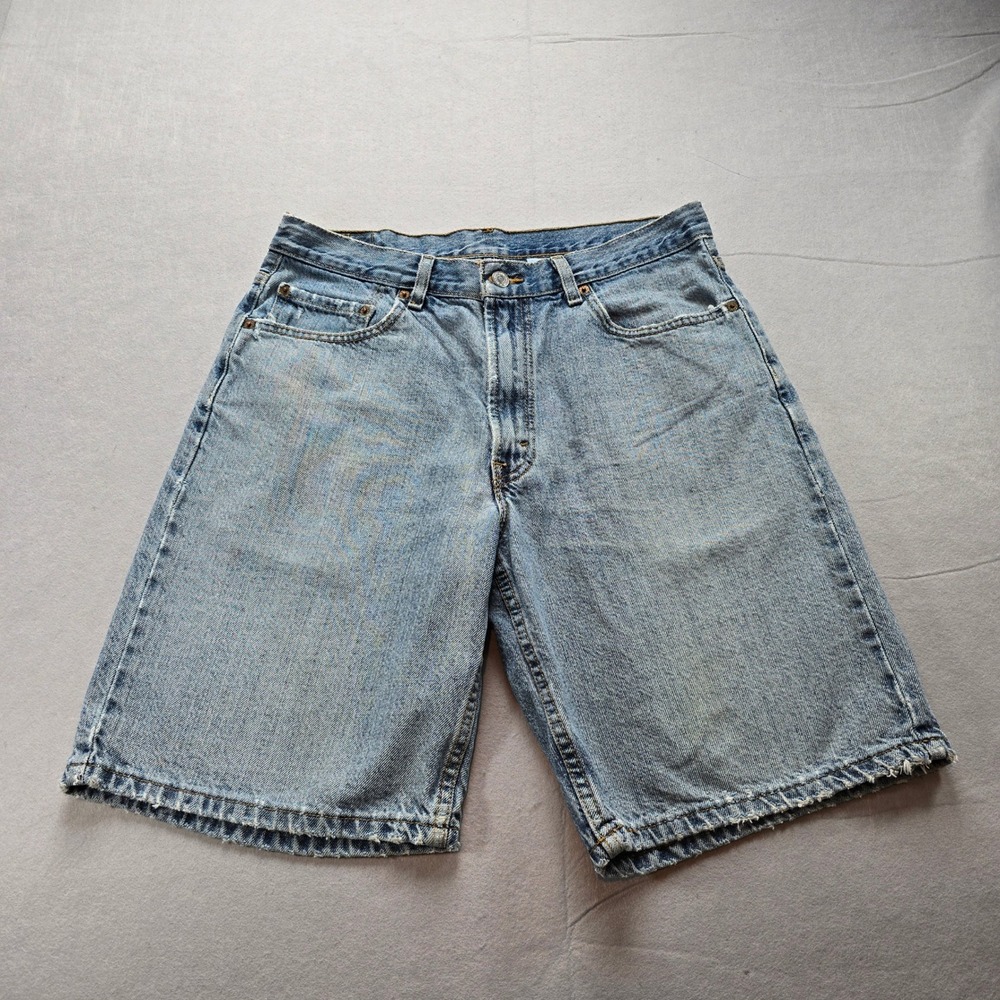 Levi's 550 Y2K Vintage Light Wash Denim Jorts Baggy High Waisted Shorts W34